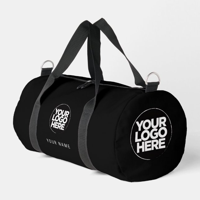 Benutzerdefiniertes Logo und Text Werbe Business F Duffle Bag (Linke Seite)
