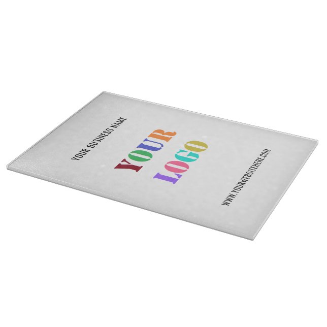 Benutzerdefiniertes Logo und Text-Werbeplatine Schneidebrett (Ecke)
