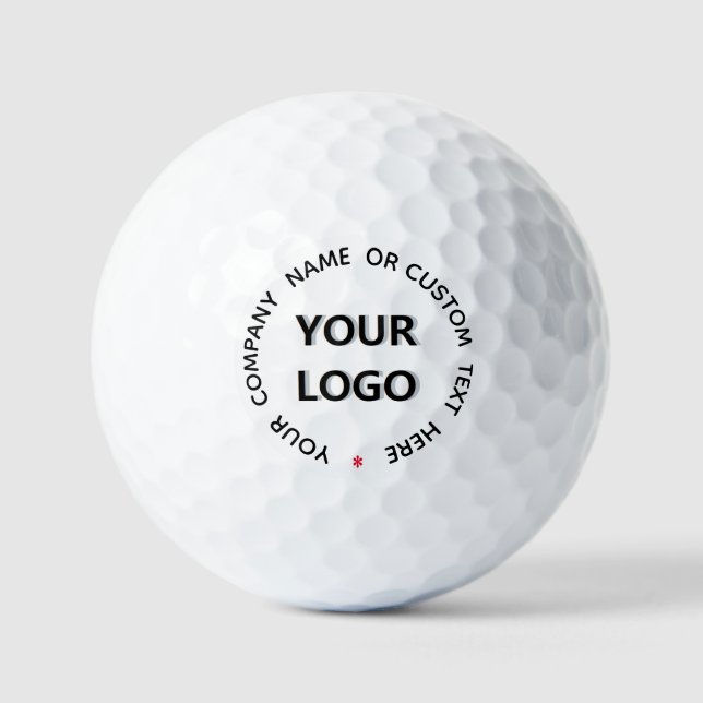 Benutzerdefiniertes Logo und Textdesign für Briefm Golfball (Vorderseite)
