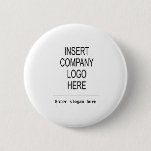 Benutzerdefiniertes Logo Unternehmenswerbung Marke Button