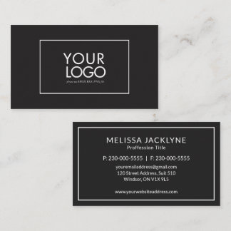 Benutzerdefiniertes Logo Visitenkarte