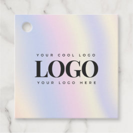 Benutzerdefiniertes Logo von Rosa Unicorn Holograp Geschenkanhänger