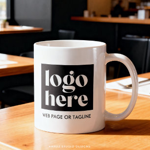 Benutzerdefiniertes Logo Werbe- Markenunternehmen Kaffeetasse