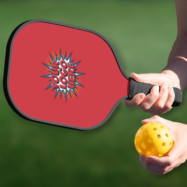Benutzerdefiniertes Logo Werbe Rot Pickleball Schläger (Von Creator hochgeladen)