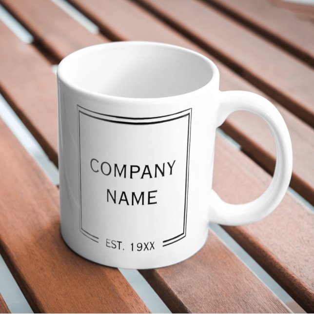 Benutzerdefiniertes Logo - Werbeaktion für Firmenb Zweifarbige Tasse (Custom Corporate Company Holiday Gifts -     Branded Marketing)