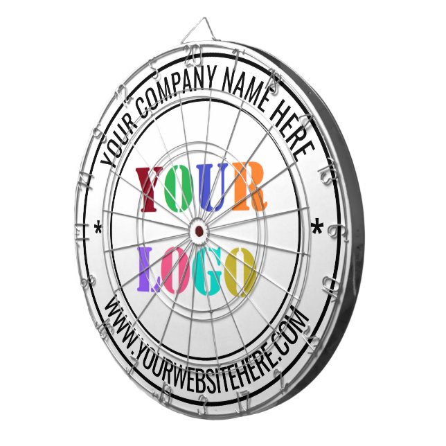 Benutzerdefiniertes Logo-Werbekarte - Benutzerdefi Dartscheibe (Vorderseite rechts)