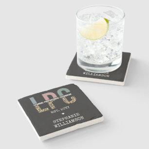 Benutzerdefiniertes LPC-lizenziertes Berufliches R Steinuntersetzer