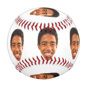 Benutzerdefiniertes lustiges Gesicht ausgeschnitte Baseball
