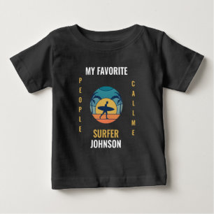 Benutzerdefiniertes Lustiges Retro Cooles Vintage- Baby T-shirt