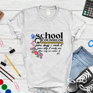 Benutzerdefiniertes lustiges Zitat für Schulberate T-Shirt