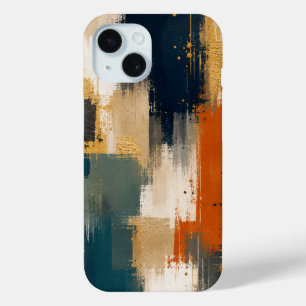 Benutzerdefiniertes Luxus-Gold-Navy-Abstraktes Mod Case-Mate iPhone Hülle