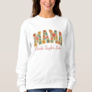 Benutzerdefiniertes Mama mit Kindernamen oder Ostj Sweatshirt