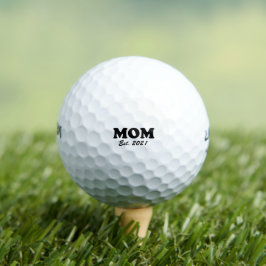 Benutzerdefiniertes Mama Ostdatum, Muttertag, Gebu Golfball