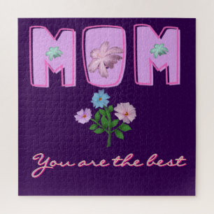 Benutzerdefiniertes Mama-Typografie-Design, Puzzle