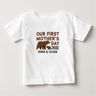 Benutzerdefiniertes Mama-und-Kind-T-Shirt Baby T-shirt