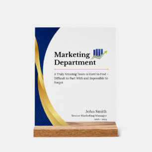 Benutzerdefiniertes Marketing Acrylschild