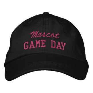Benutzerdefiniertes Maskottchen oder Teamname für Bestickte Baseballkappe