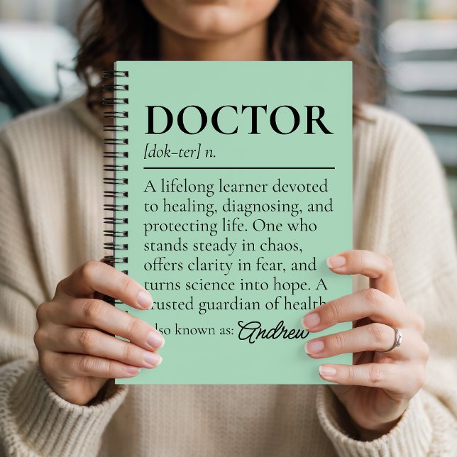 Benutzerdefiniertes medizinisches Journal-Geschenk Notizbuch (Personalized Doctor Journal Graduation Gift for Doctors Medical Professionals and Coworkers)