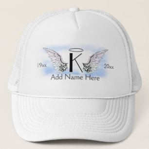 Benutzerdefiniertes Memorial mit Angel Wings Truckerkappe