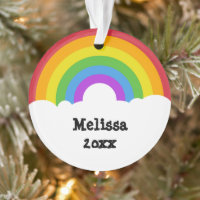 Benutzerdefiniertes Message-Foto Regenbogen und Wo