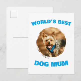 Benutzerdefiniertes Minimales Bestes Hund Katze Ma Ankündigungspostkarte