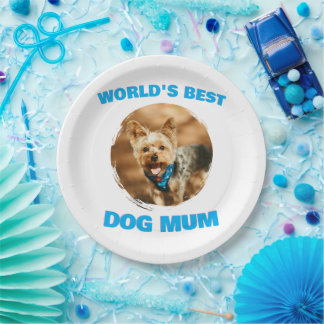 Benutzerdefiniertes Minimales Bestes Hund Katze Ma Pappteller