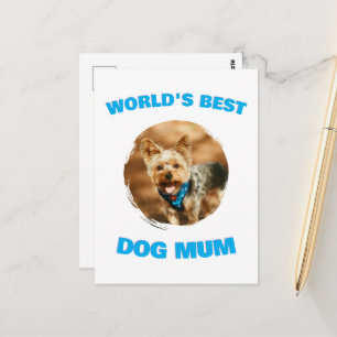 Benutzerdefiniertes Minimales Bestes Hund Katze Ma Postkarte