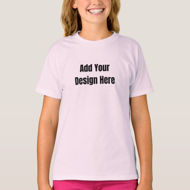 Benutzerdefiniertes minimales Design Foto oder Tex T-Shirt (Vorderseite)