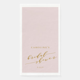 Benutzerdefiniertes Minimalistisches elegantes ros Serviette