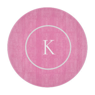 Benutzerdefiniertes minimalistisches Monogramm Schneidebrett