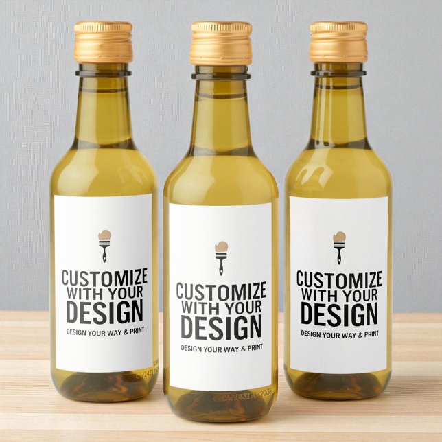 Benutzerdefiniertes minimalistisches personalisier weinetikett (Von Creator hochgeladen)