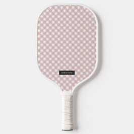 Benutzerdefiniertes Minimalistisches rosa Farbmust Pickleball Schläger