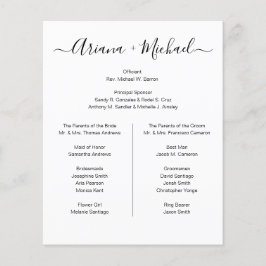 Benutzerdefiniertes Minimalistisches Schwarz-weiße