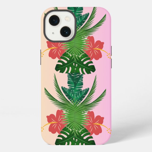 Benutzerdefiniertes Mit Monogramm iPhone 13 Fall,  Hülle (Rückseite)