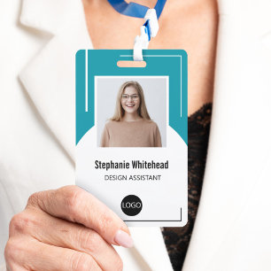 Benutzerdefiniertes Mitarbeiter-Foto-ID-Logo in Tü Ausweis