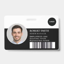 Benutzerdefiniertes Mitarbeiter-ID-Abzeichen mit F