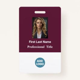 Benutzerdefiniertes Mitarbeiter-ID-Abzeichen - Nam Ausweis