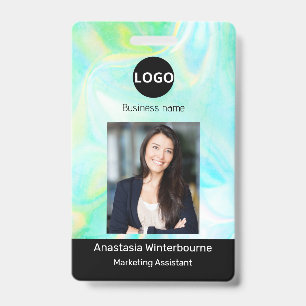 Benutzerdefiniertes Mitarbeiterfoto, Barcode, Logo Ausweis