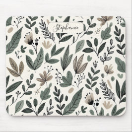 Benutzerdefiniertes modernes botanisches Büro-Must Mousepad