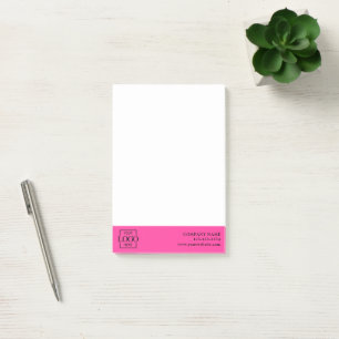 Benutzerdefiniertes modernes einfaches Geschäftslo Post-it Klebezettel