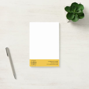 Benutzerdefiniertes modernes einfaches Geschäftslo Post-it Klebezettel
