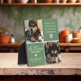 Benutzerdefiniertes modernes Foto für die Haustier Fotoplatte