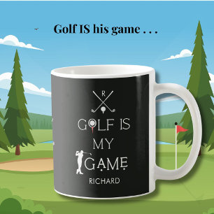 *Benutzerdefiniertes Modernes Golf ist mein Spiel  Kaffeetasse