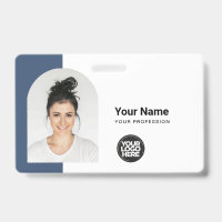 Benutzerdefiniertes modernes ID Card Einfaches QR 