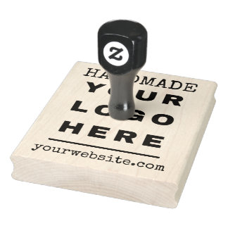 benutzerdefiniertes modernes Logo Geschäft gebrand Gummistempel