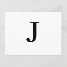 Benutzerdefiniertes modernes minimalistisches Alph