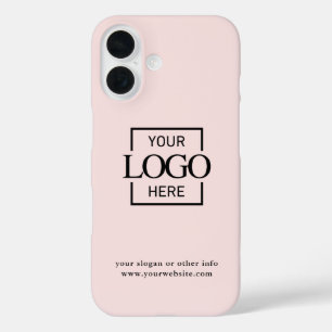 Benutzerdefiniertes modernes minimalistisches Logo iPhone 16 Hülle