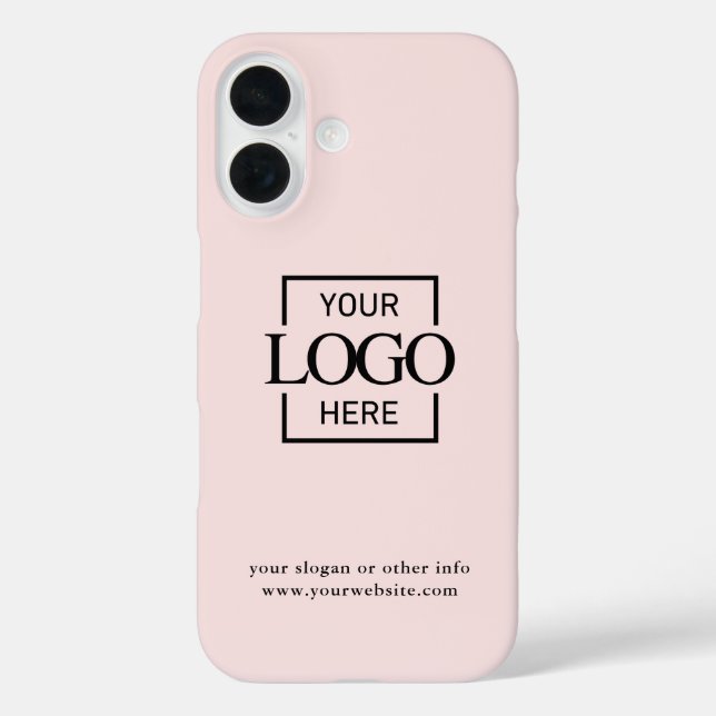 Benutzerdefiniertes modernes minimalistisches Logo Case-Mate iPhone Hülle (Rückseite)