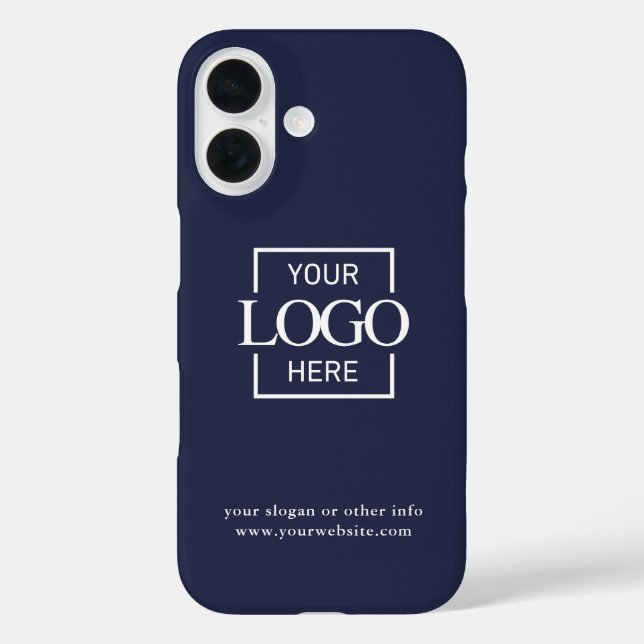 Benutzerdefiniertes modernes minimalistisches Logo Case-Mate iPhone Hülle (Rückseite)