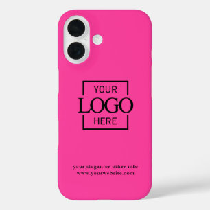 Benutzerdefiniertes modernes minimalistisches Logo iPhone 16 Hülle